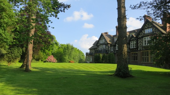 Back lawn, Castle Malwood Lodge