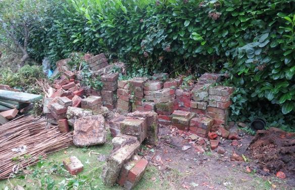 Bits of brick pillars 9.12
