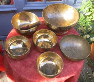 Brass bowls