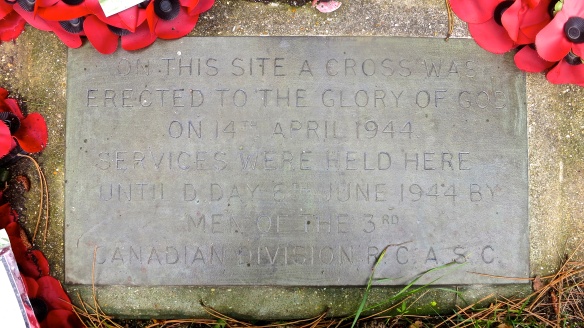 Canadian War Memorial plaque