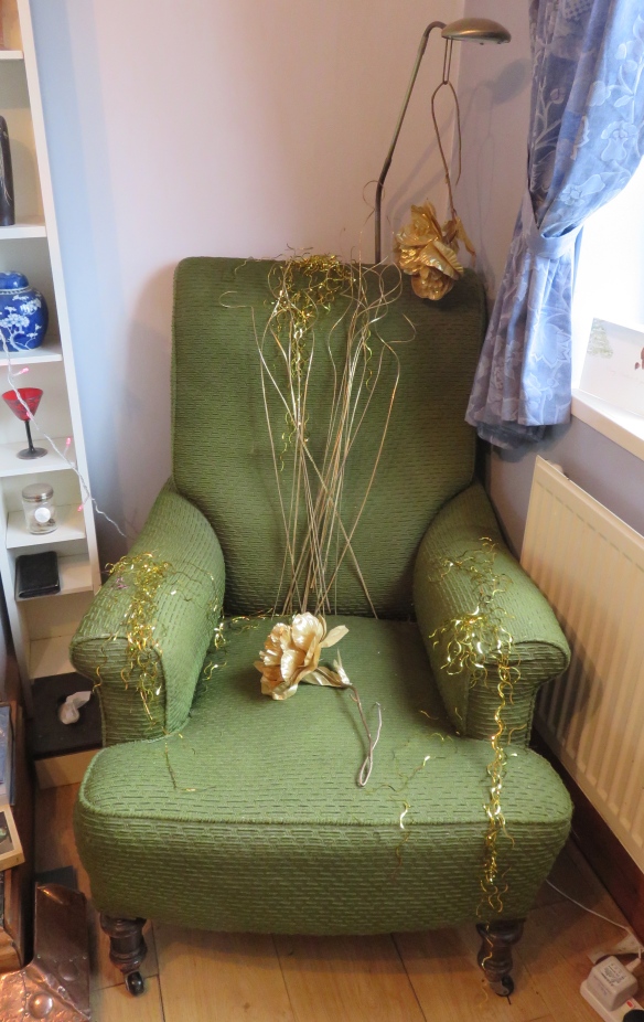 Chair decorated