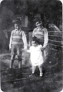 Chris, Derrick & Jacqueline 1948