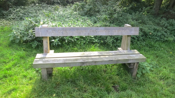 Clifford Charles memorial bench