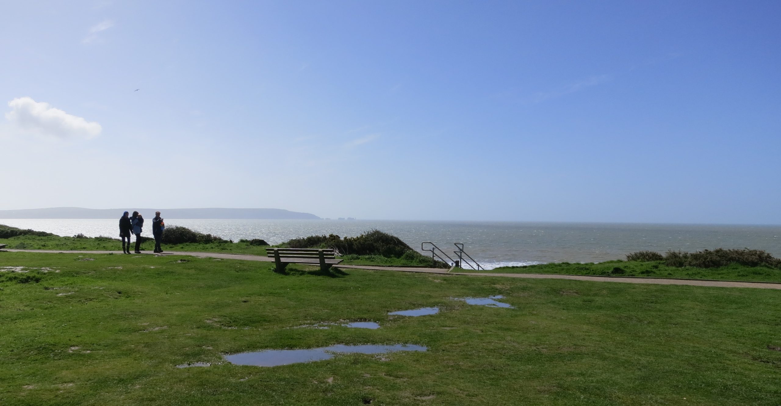 Clifftop with Isle of Wight and The Needles