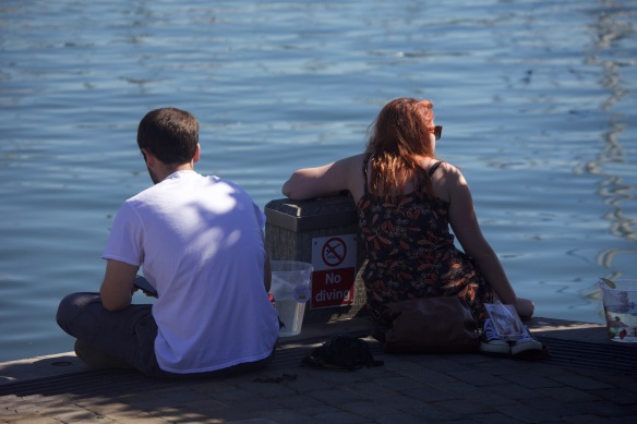 Couple on quayside