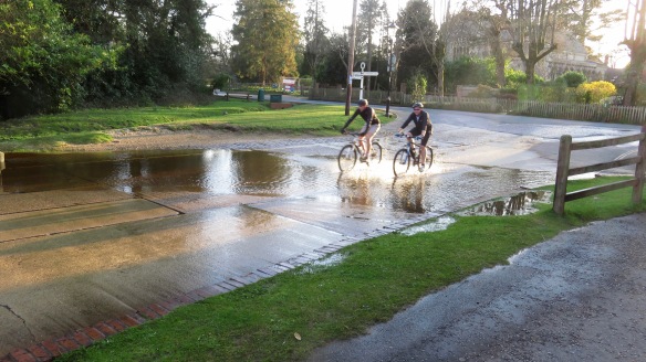 Cyclists at ford 2
