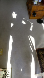 Derrick's shadow