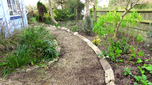 Front path lined
