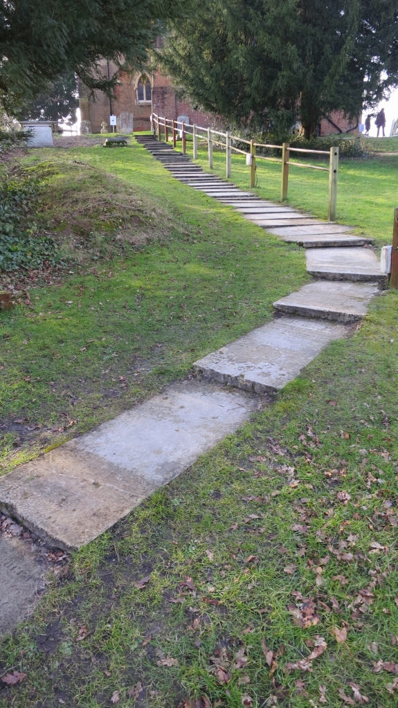 Gravestone steps, St Michael and All Angels 2.13