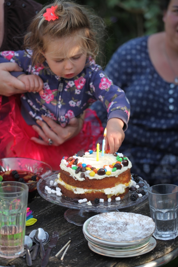 Poppy and birthday cake 2