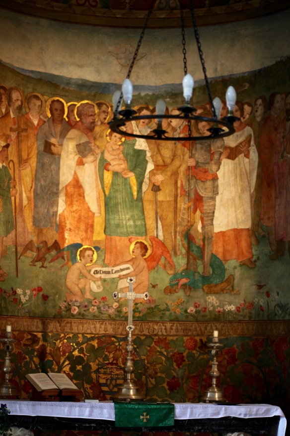 Altar and mural 1