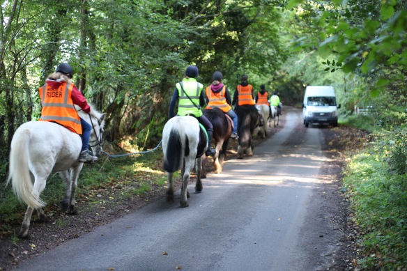 Horse riders on Charles's Lane 4