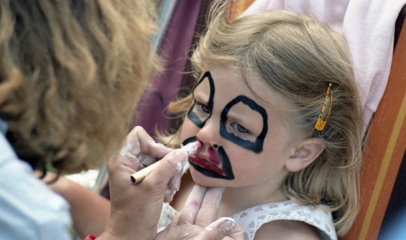 Louisa face painting 1985 2