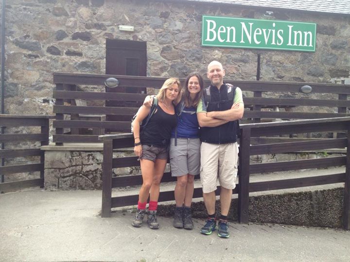 Louisa and Claire at Ben Nevis Inn