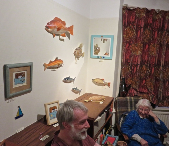 Margery and Paul and exhibits