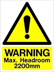 Max Headroom warning sign