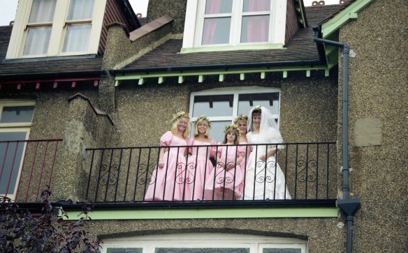 Heidi, Louisa, and other bridesmaids 5. 10.91