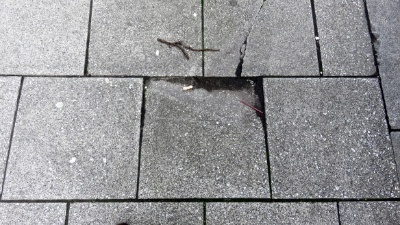 Paving cracked