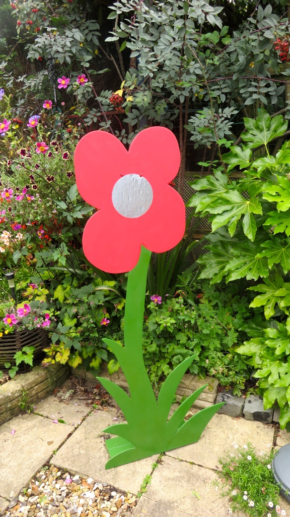 Poppy sculpture