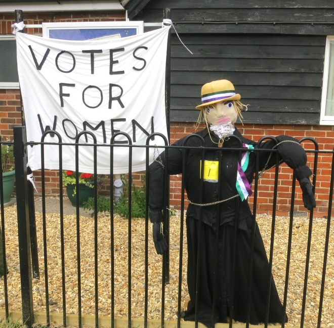 Scarecrow Emmeline Pankhurst