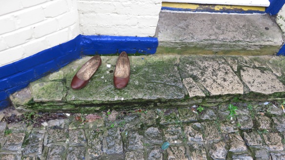Shoes in doorway