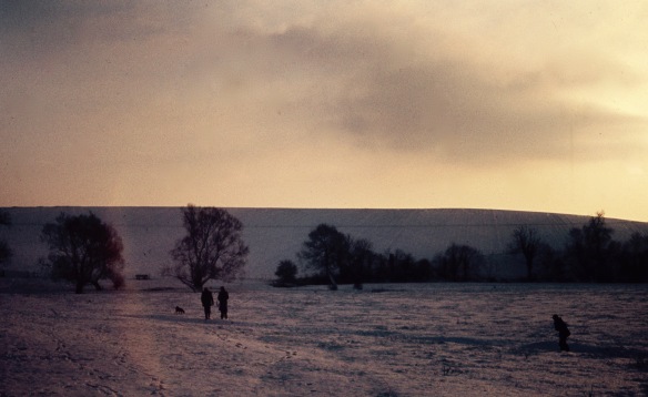 Snow on Wiltshire Downs