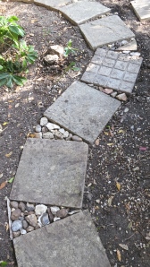 Stones in path