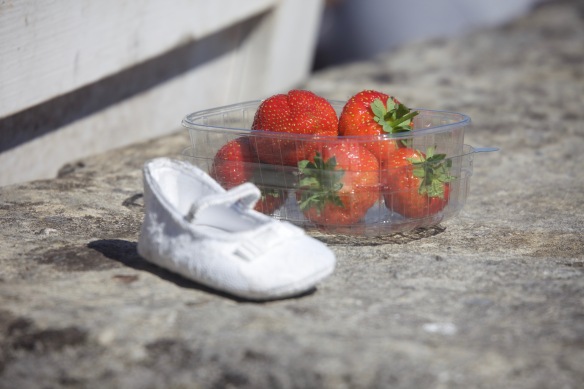 Strawberries and shoe 1