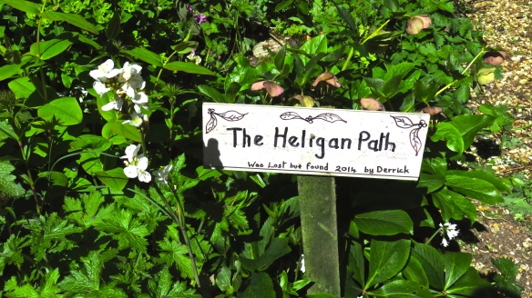 The Heligan Path sign