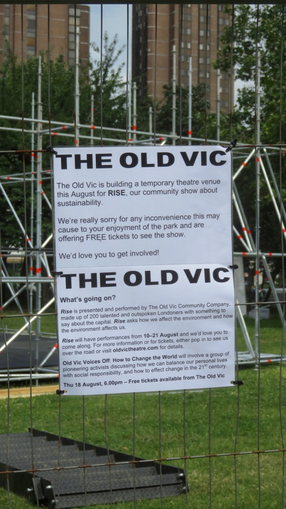 The Old Vic sign