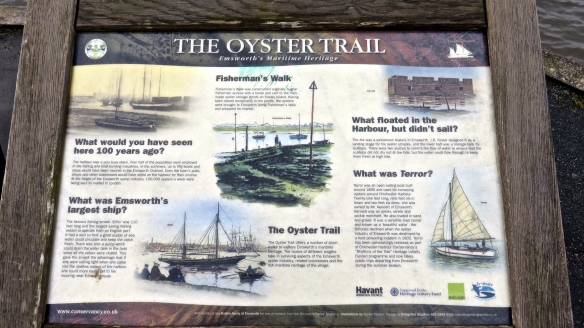 The Oyster Trail sign
