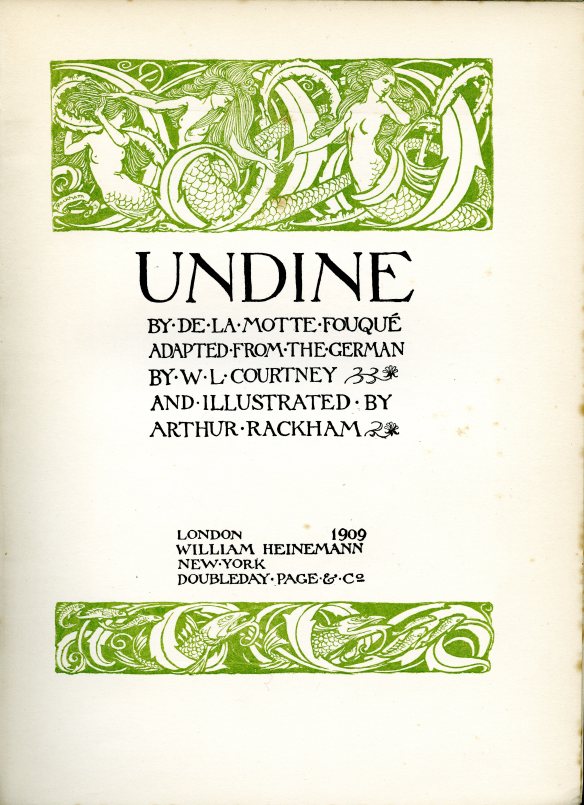 Undine title page