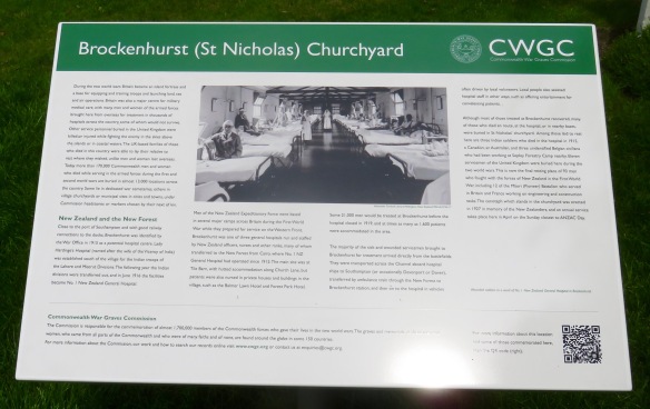 Brockenhurst Churchyard Commonwealth War Graves Board