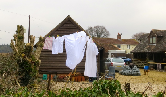 Washing in Braggers Lane