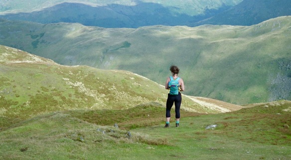 Jessica on Place Fell 18.8.92 7