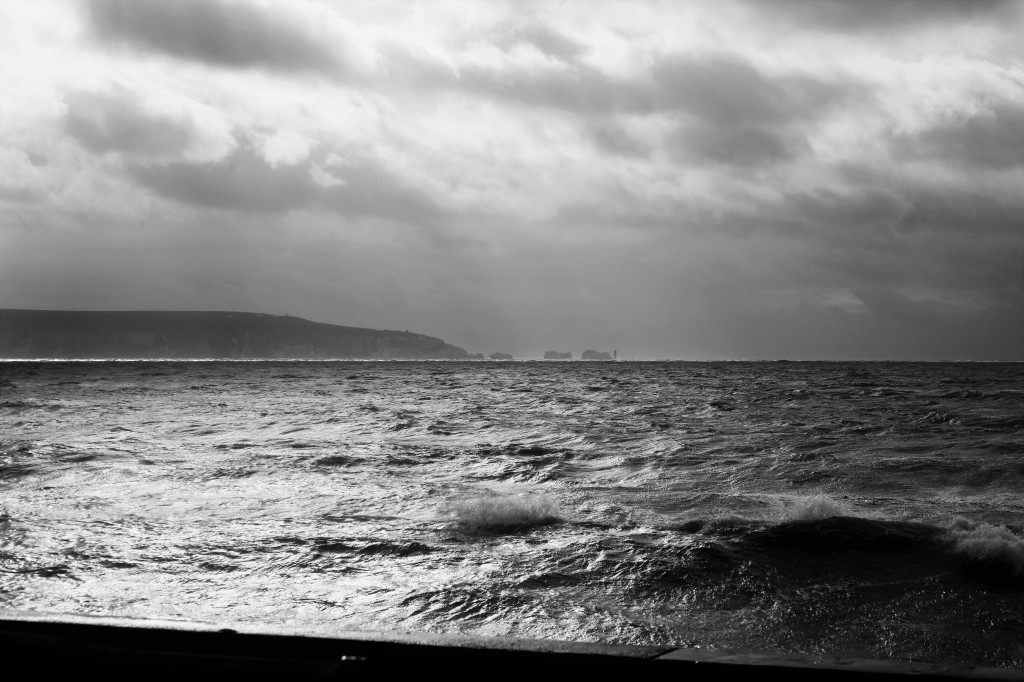 Clouds, sea, Isle of Wight
