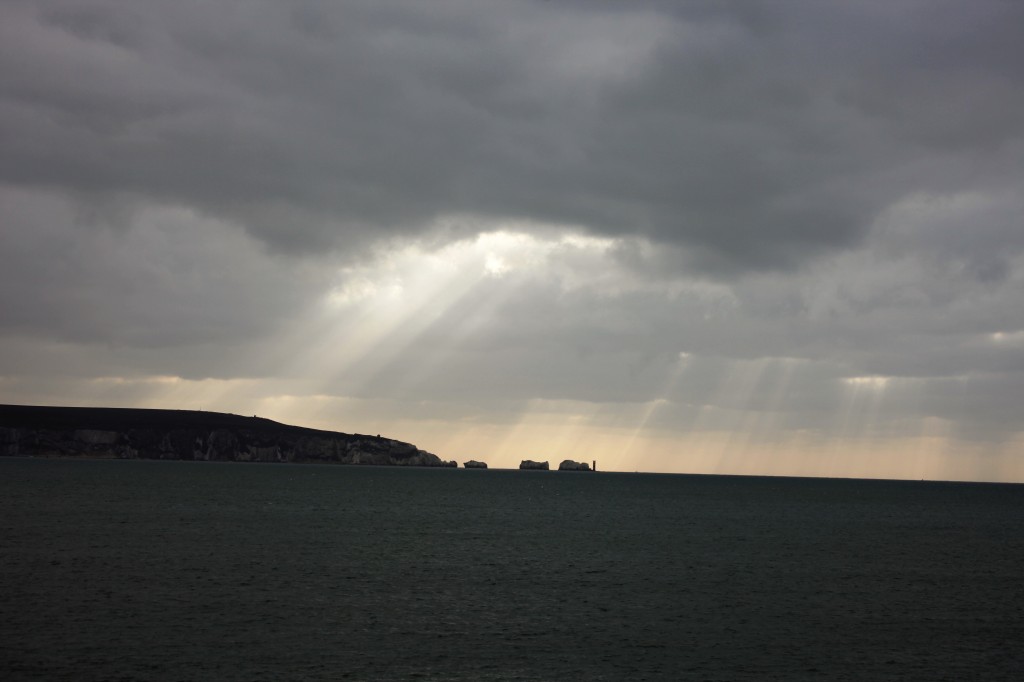 Cloudscape with Jesus Beams over Isle of Wight
