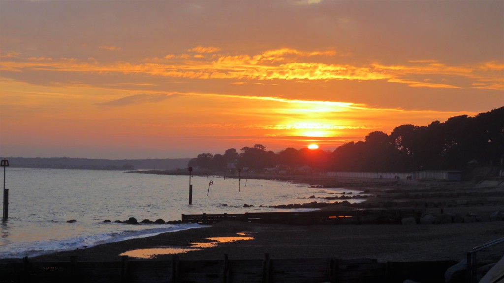 Sunset over Friars Cliff