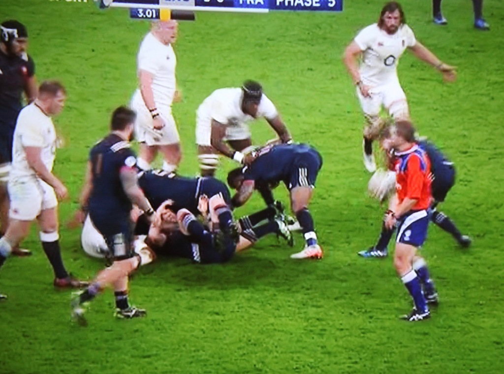 England v. France rugby 5