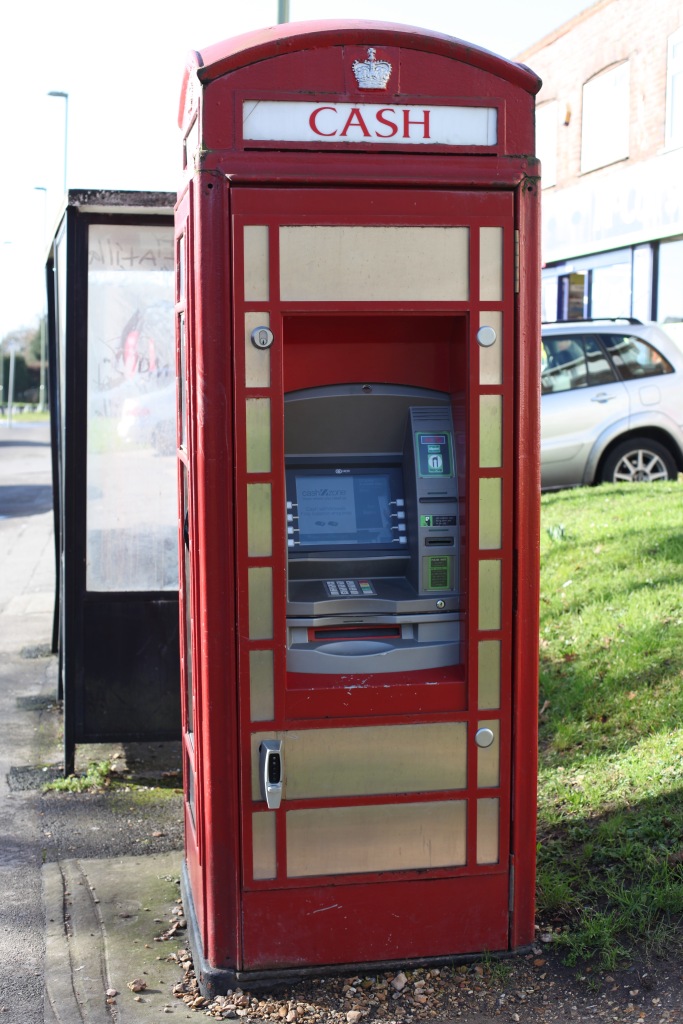 Telephone box cash machine 2