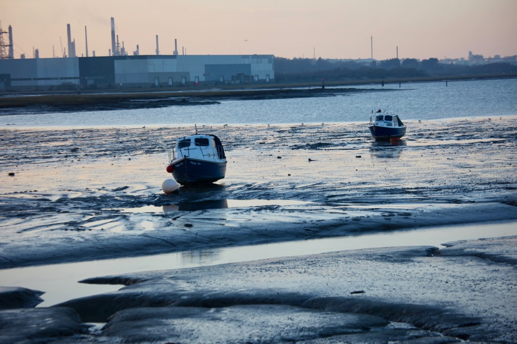Boats at low tide 1