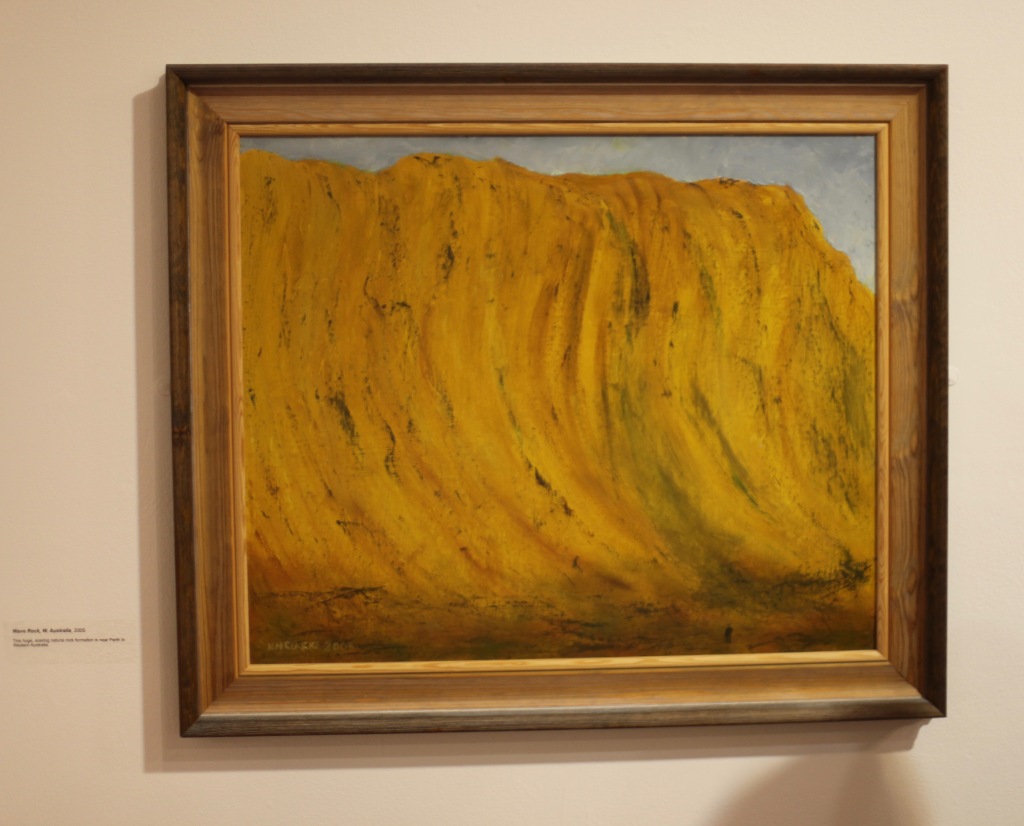 Margery's painting 14 'Wave Rock, W. Australia'