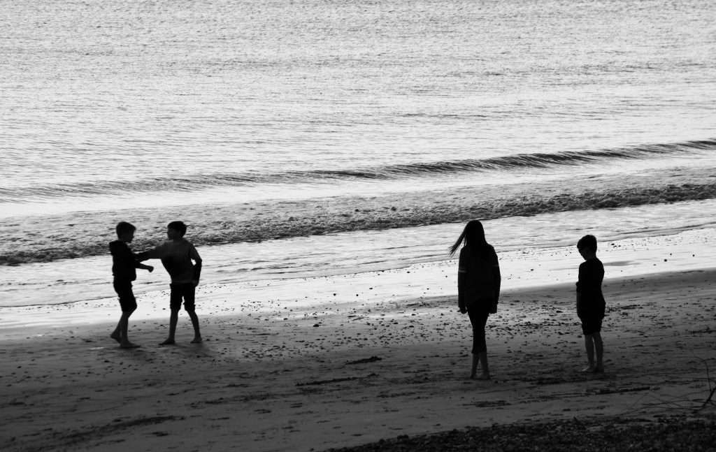 Children on beach 1