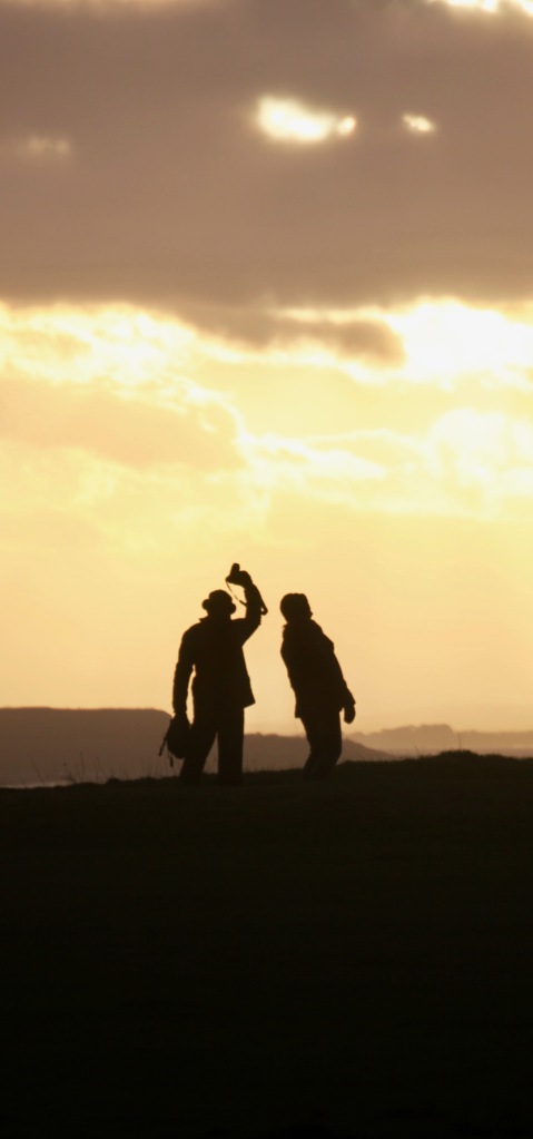 Figures in sunset 7