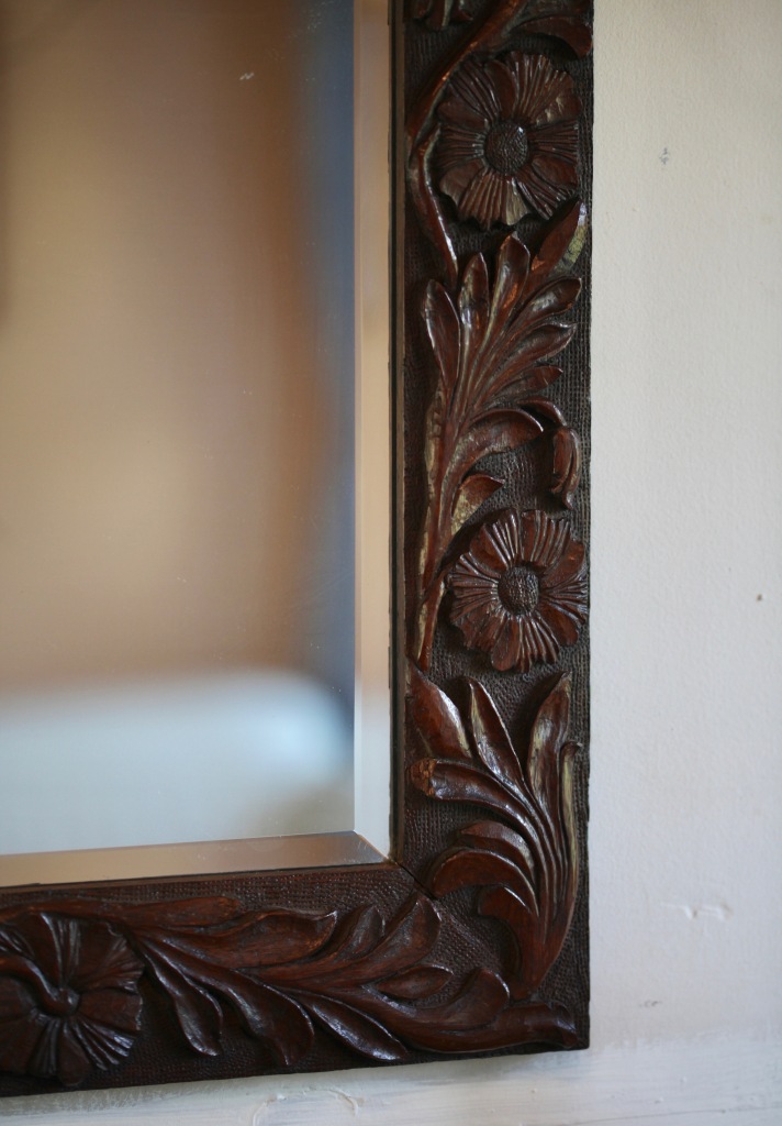 Carving on mirror 3