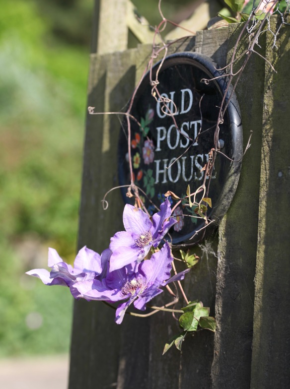 Clematis and Old Post House name