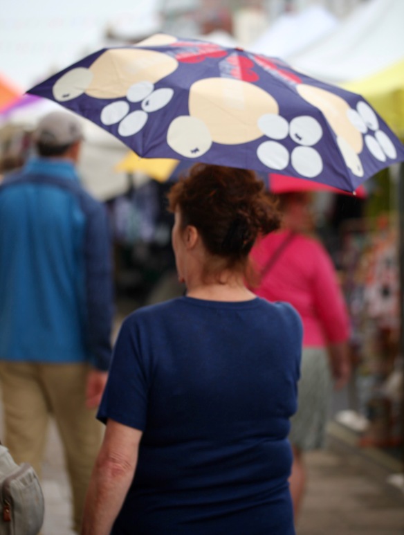 Woman with umbrella 1