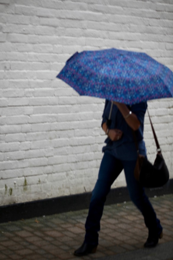Woman with umbrella 3