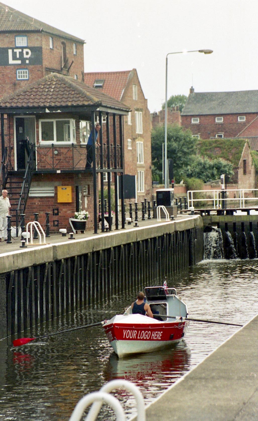 Sam docking at Newark